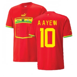 Ghana Andre Ayew #10 Venkovní Dres MS 2022 Krátký Rukáv